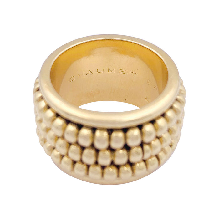 Squillo Chaumet “Abaco” in oro giallo.