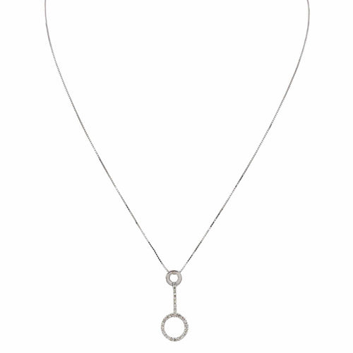 Collier Collier Or blanc Diamant 58 Facettes 3079780CN