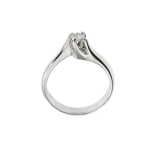 Bague 52 Bague solitaire Or blanc Diamant 58 Facettes 31624