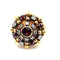 Bague 50 Bague Ancienne Grenats Diamants Or Rose 58 Facettes