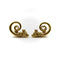 Boucles d'oreilles Boucles d'oreilles vintage en forme de tête de taureau en spirale en or 22 carats de Lalaounis 58 Facettes A2000X