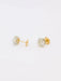 Boucles d'oreilles Boucles d'oreilles puces diamants taille ancienne 3.37 ct 58 Facettes 391.5