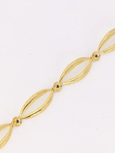 Bracelet Bracelet vintage or jaune saphir 58 Facettes J440