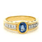 Bague 59 Bague en or, diamant et saphir 58 Facettes F9BFFB34C2F04F06AFED1654413E6CE2