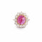 Bague 50 Bague Rubis Birman Non Chauffé 3.63 Carats Diamants Platine Or Jaune (Certificat) 58 Facettes BRU56