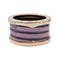 Bague 52 Bague Bulgari, "B.Zero1", or rose, cermet. 58 Facettes 33654