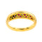 Bague 54 Bague Jonc Or jaune Diamant, Rubis 58 Facettes 4137830CN