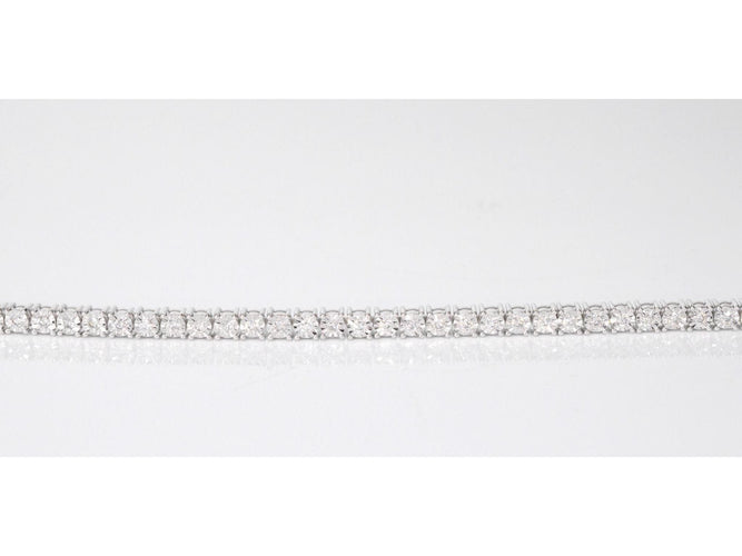 Collier Collier en or blanc avec diamants 58 Facettes 2033