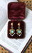 Boucles d'oreilles Pendants d’oreilles émeraudes, perles fines, diamants 58 Facettes