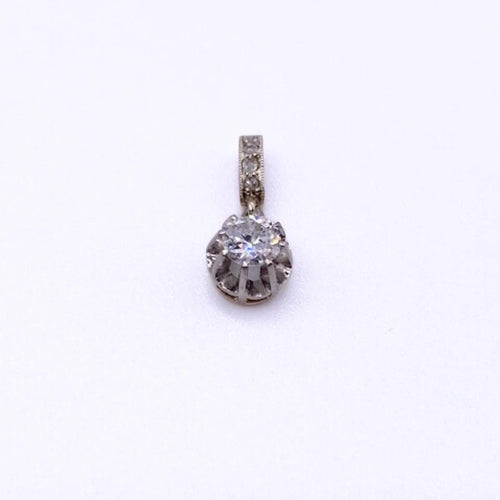 Pendentif Pendentif Or Blanc 18k & Diamants 58 Facettes PE-GS1020