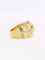 Bague 44.5 Bague vintage godrons or jaune diamant 0.8 ct 58 Facettes 1111.3