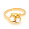 Bague 51 Bague Toi Et Moi en or jaune 18 carats et diamants 58 Facettes 010788AB20E842AFA508003DE20DC709
