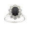 Bague Bague avec saphir et diamants 58 Facettes 29746