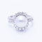 Bague 53 Bague en or avec perle naturelle et diamants 58 Facettes N102930EJ