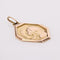 Pendentif Médaille or rose Sainte Thérèse 58 Facettes CVP128