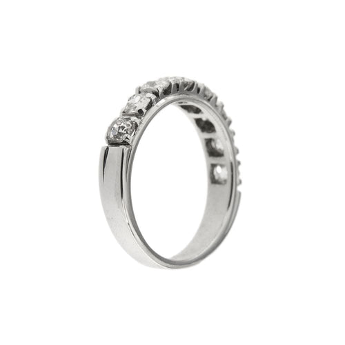 Bague Bague Rivière avec diamants de 1,14 ct 58 Facettes 25585