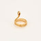 Bague 54 Bague Serpent or jaune, saphir rose marquise 58 Facettes