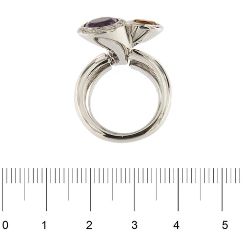 Bague 55 Bague avec pierres précieuses et diamants 58 Facettes 34070