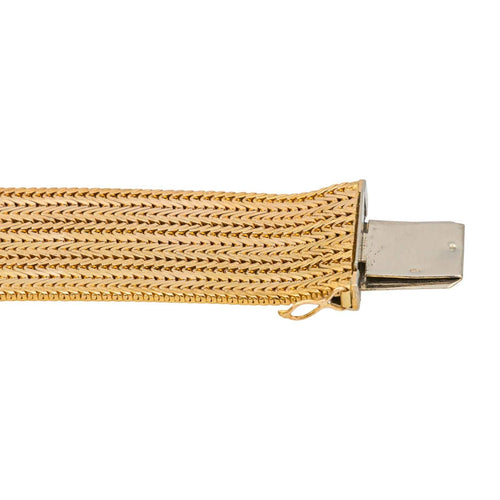 Bracelet Bracelet Manchette Or jaune 58 Facettes 4799679CN