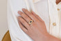 Bague 53 Bague Jonc Vintage Saphir, Diamant, Or Jaune 58 Facettes 25215