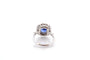 Bague 52 Bague vintage saphir de 2,83cts et diamants 58 Facettes 26683-26824