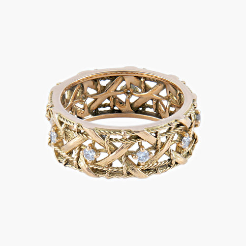 Bague DIOR - Bague Ruban Diamants 58 Facettes