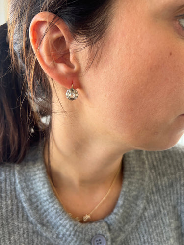 Boucles d'oreilles Victorian diamond earrings 58 Facettes