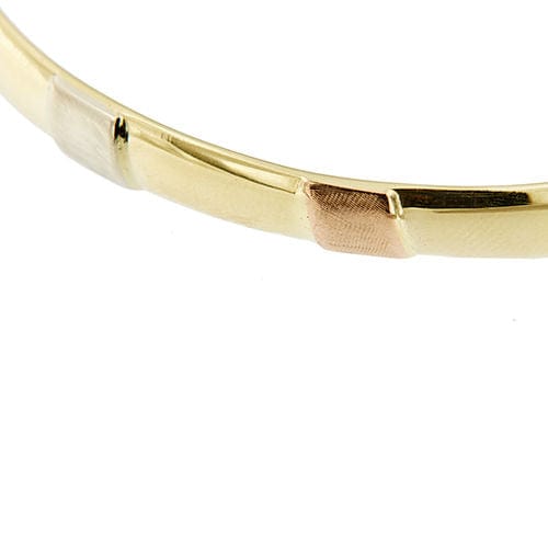 Bracelet Bracelet rigide trois ors 58 Facettes 39829