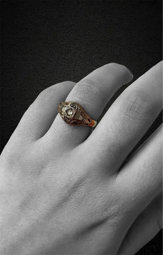 Bague Bague en diamant, début du XXe siècle 58 Facettes