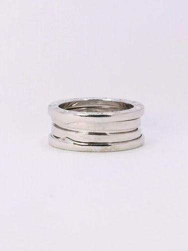 Bague 52 BVLGARI Bague B.Zéro1 moyen modèle en or blanc 58 Facettes J146