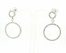 Boucles d'oreilles Boucles d'oreilles créoles avec diamants 58 Facettes