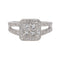 Bague 53 Bague Or blanc Diamant 58 Facettes 3230365CN