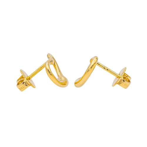 Boucles d'oreilles Tiffany & Co Boucles d'oreilles Puces Open heart Or jaune 58 Facettes 4150500RV