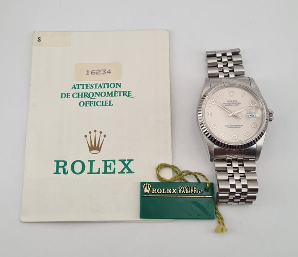 Montre ROLEX - Montre Datejust 36 Cadran Jubilee 58 Facettes 16234-1