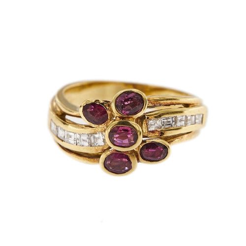 Bague 55 Bague diamants et rubis 58 Facettes 28782