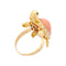 Bague 55 Bague Van Cleef & Arpels, "Tortue", or jaune, diamants, corail. 58 Facettes 33887