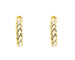 Boucles d'oreilles Orecchini Chimento in oro giallo e bianco 58 Facettes