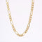 Collier Chaine massive or jaune gourmette alternée limée 58 Facettes CVCH18