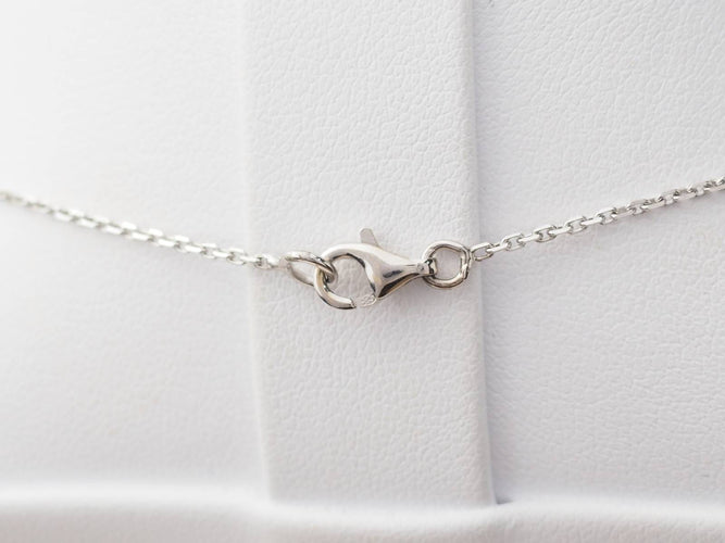 Collier Collier solitaire en or blanc et diamant 0.77ct 58 Facettes 31186