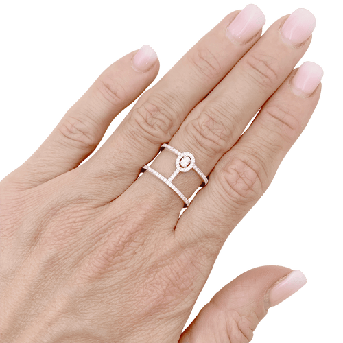 Bague 52 Bague Messika "Glam'Azone" or blanc, diamants. 58 Facettes 34579