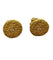 Boucles d'oreilles Boucles d'oreilles en or jaune satiné avec diamants centraux 58 Facettes