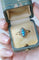 Bague Bague marquise turquoises et perles 58 Facettes