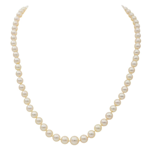 Collier Collier Sautoir Or blanc Perle 58 Facettes 2940374CN