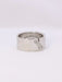 Bague 57 CHAUMET - Bague lien or blanc diamants 58 Facettes J173