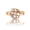 Bague 56 Bague ancienne perles fines et diamant taillé en rose 58 Facettes 25-145A