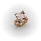 Bague 50 Bague vintage en or rose 14 carats avec morganite taille émeraude 58 Facettes A2001X