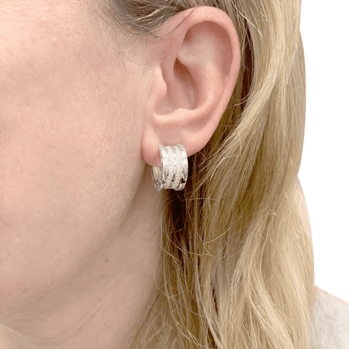 Créoles Bulagri "B.Zero1" or blanc, diamants. 58 Facettes 34175