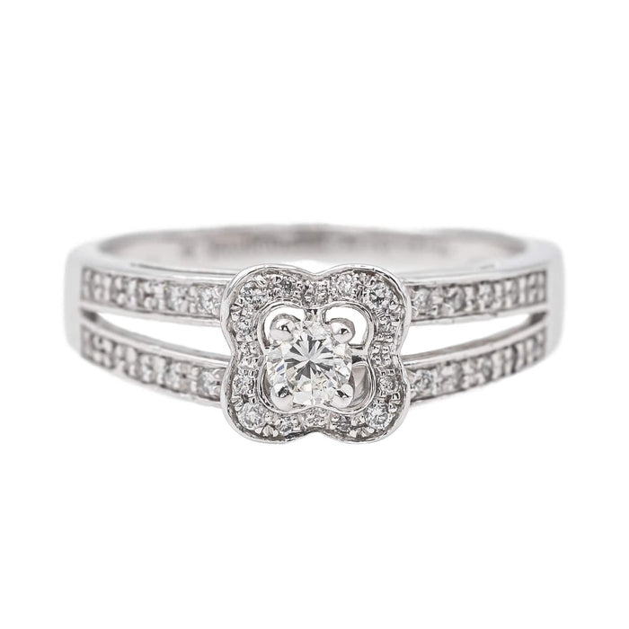 Bague 50 Mauboussin Bague Solitaire Or blanc Diamant 58 Facettes 3128879CN