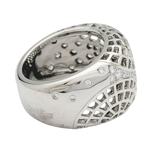 Bague 49 Bague Cartier, "Nouvelle Vague Paris", or blanc. 58 Facettes 31803