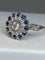 Bague 57 Bague diamants, saphir 58 Facettes AB45